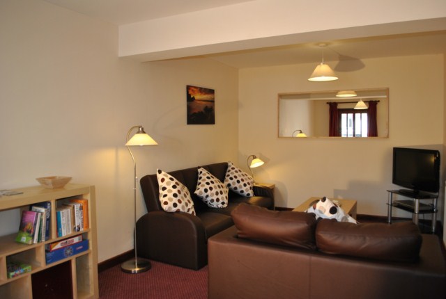 2 Bed Room Holiday Cottage Lounge at the Acland Self-catering Accommodation, Stogursey, Bridgwater, Somerset