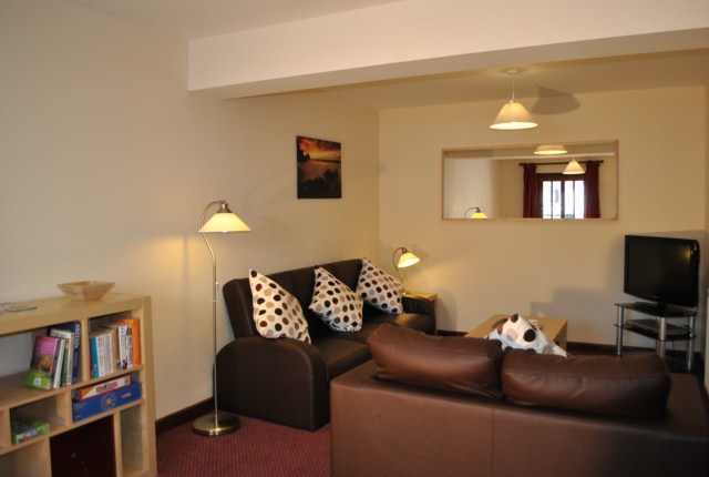 2 Bed Room Holiday Cottage Lounge at the Acland Self-catering Accommodation, Stogursey, Bridgwater, Somerset