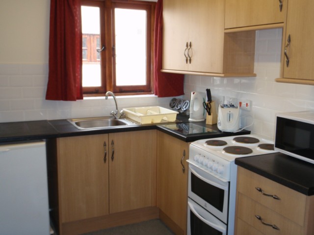 2 Bed Room Holiday Cottage Kitchen at the Acland Self-catering Accommodation, Stogursey, Bridgwater, Somerset