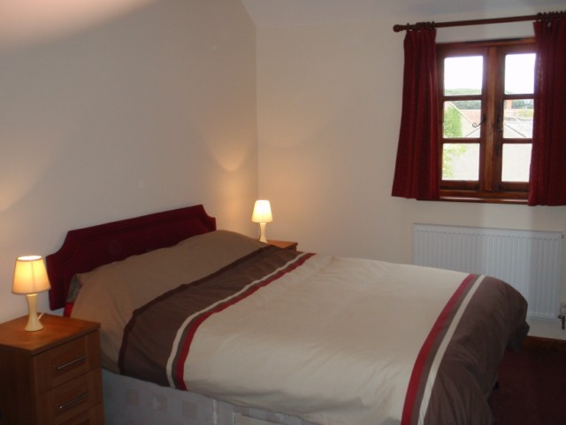 Bedroom at the Acland Accommodation Apartments Stogursey Bridgwater Somerset near Hinkley Point Power Station